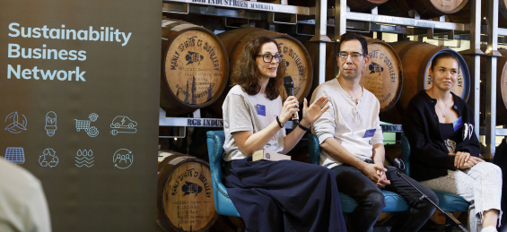 Panelists at SBN Networking event Mar2025, Brookvale