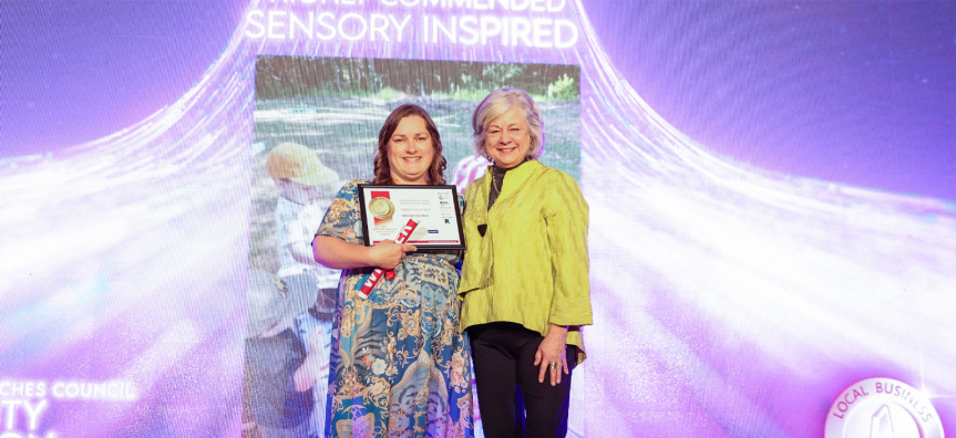 Sensory Inspired on stage for the Disability Inclusion Award 2025