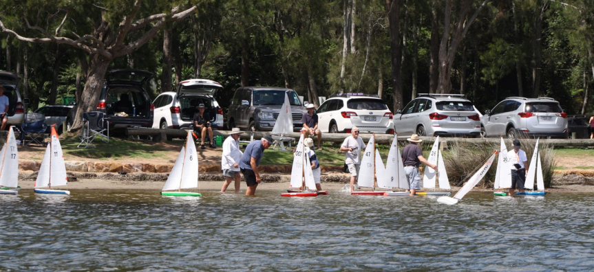 Radio Model Yachts in the Lagoon