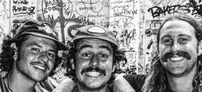 Group photo of the band The Grogans